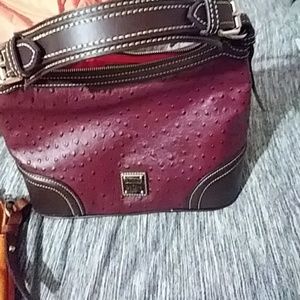 Dooney and bourke ostrich bag